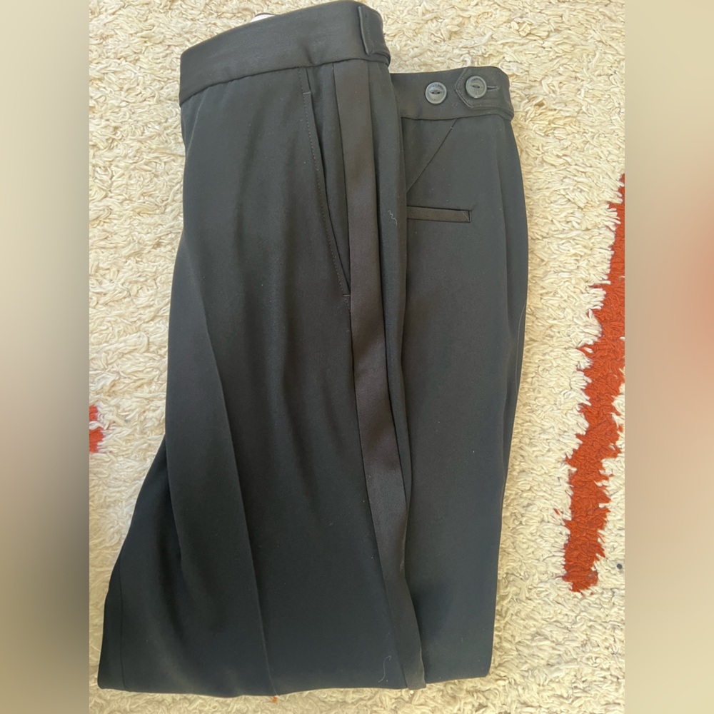 RAG AND BONE Tuxedo trouser pants high rise, like new black as 6